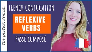 French reflexive verbs  How to conjugate them in Passé Composé  French grammar [upl. by Naldo]