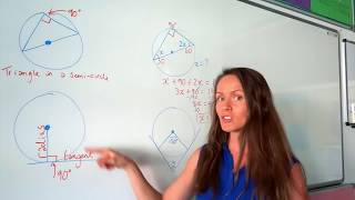 The Maths Prof Circle Theorems 1 [upl. by Nonrev42]