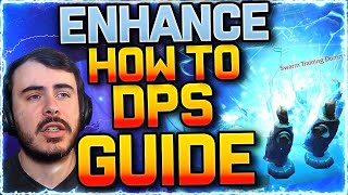 💪How to do damage Enhance Shaman RotationMythic DPS GUIDE  Shadowlands World of Warcraft [upl. by Sands287]