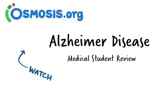 Alzheimer Disease  Osmosis [upl. by Miriam]