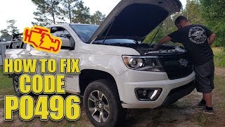 How To Replace Canister Purge Valve Chevrolet Colorado 36 v6  Fix for Code P0496 [upl. by Odysseus512]