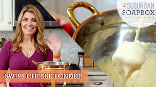 Easy Swiss Cheese Fondue Recipe [upl. by Kenleigh752]