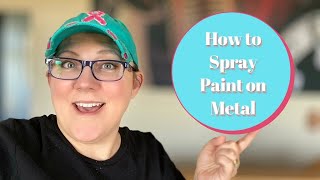 How to Spray Paint On Metal [upl. by Kenzi218]