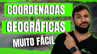COORDENADAS GEOGRÁFICAS  Geobrasil Prof Rodrigo Rodrigues [upl. by Lurie]