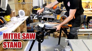 Evolution Mitre Saw Stand 800B Unboxing amp First Use [upl. by Lenahs]