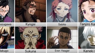 Characters With The Same Kimetsu No Yaibe Voice Actors [upl. by Alioz]