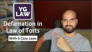 Defamation Essentials Defences and case laws  Law of Torts [upl. by Cthrine]