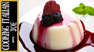 Panna Cotta  Cooking Italian with Joe [upl. by Ber]