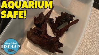 BEST Way to Prepare LARGE Driftwood for AQUARIUM [upl. by Anaitit]