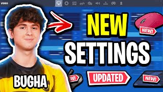 Bughas NEW Settings Best Fortnite Settings [upl. by Sosthina205]