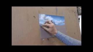 soft pastel landscape demonstration by Nathalie JAGUIN [upl. by Arel]