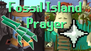 OSRS Fossil Prayer Training Method [upl. by Manella]