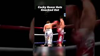 Cocky Boxer Gets KNOCKED OUT 🤣 [upl. by Aihtnamas64]