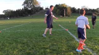 Youth Football  Learning How to Tackle [upl. by Roman]