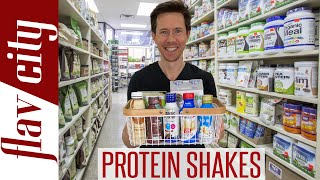 The BEST Protein Shakes On The Market  Dairy amp Plant Based [upl. by Tiena]