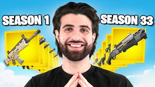 Ranking the BEST Weapon from EVERY Fortnite Season [upl. by Ardnoik]