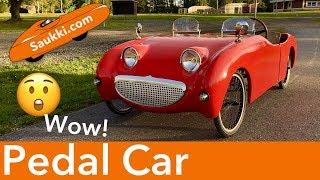 Testing Awesome Pedal Car [upl. by Cnahc]