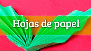 Cómo hacer hojas de papel [upl. by Meurer]