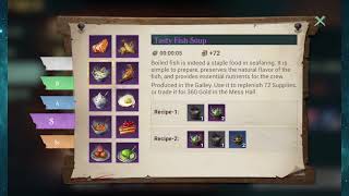 Sea Of Conquest All Food Recipes [upl. by Narda]