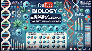 CBSE Class 12  Biology  Principles of Inheritance amp Variation  PartI  Animation  English [upl. by Nylatsyrc]