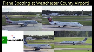 Plane spotting at Westchester County Airport the movie Featuring DELTA Airlines Boeing 717 Aircraft [upl. by Arata299]