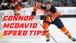 How to Skate Faster for Hockey  Tips Connor McDavid Speed [upl. by Hinkel942]