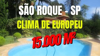 São Roque Chácara Para Europeu  PURO PAISAGISMO  4 suites pisc chur lago CHA 48 [upl. by Sherline]