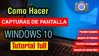 Cómo hacer una Captura de Pantalla en pc Windows 10 [upl. by Iramaj]