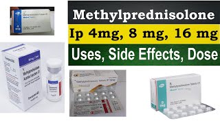 Methylprednisolone ip 4 mg 8 mg 16 mg tablet  Medrol tablet  Medrol 4 mg tablet uses in hindi [upl. by Ahseryt]