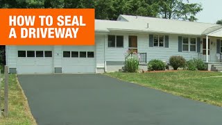 How to Seal a Driveway  The Home Depot Canada [upl. by Atteve]