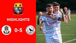 Caerleon 05 Cwmbrân Town  Gwent FA Senior cup  Quarter final highlights [upl. by Urana475]