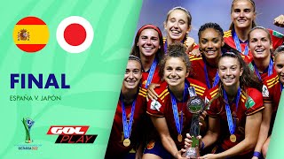 RESUMEN  ESPAÑA 31 JAPÓN FINAL DEL MUNDIAL FEMENINO SUB20 [upl. by Aiyotal]