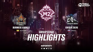 Burmese Ghouls vs Unique DeVu HIGHLIGHTS M2 World Championship 2020  Unique DeVu vs Burmese Ghouls [upl. by Giacinta903]