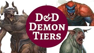 DampD MONSTER RANKINGS  DEMONS pt 1 [upl. by Neelac]