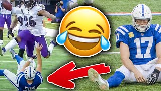 10 WORST Tackling Efforts EVER By An NFL QUARTERBACK [upl. by Vance]