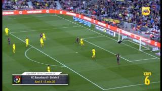 Xavi Hernández first and last goal for FC Barcelona [upl. by Phaih]