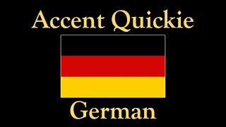 Accent Quickie  German [upl. by Aikemaj]