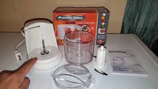 PROCTOR SILEX FOOD PROCESSOR WHITE 72500RY Product Review [upl. by Skelton]