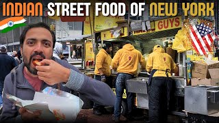 Indian Street Food in New York USA 🇺🇸 [upl. by Latsyrhk]