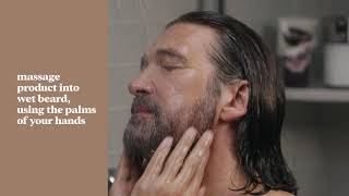 How To Use Control GX Beard Wash  Just for Men [upl. by Huda]