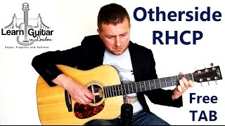 Otherside  Fingerstyle Guitar Tutorial  Red Hot Chili Peppers  Part 1 [upl. by Werdna]