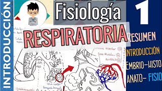 Fisiología Respiratoria INTRODUCCIÓN RESUMEN GENERALIDADES  Parte 1 [upl. by Helsie23]