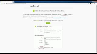 Solusi SaveFrom net helper Error [upl. by Yenffit379]