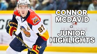 Connor McDavid Junior Highlights [upl. by Fransis]